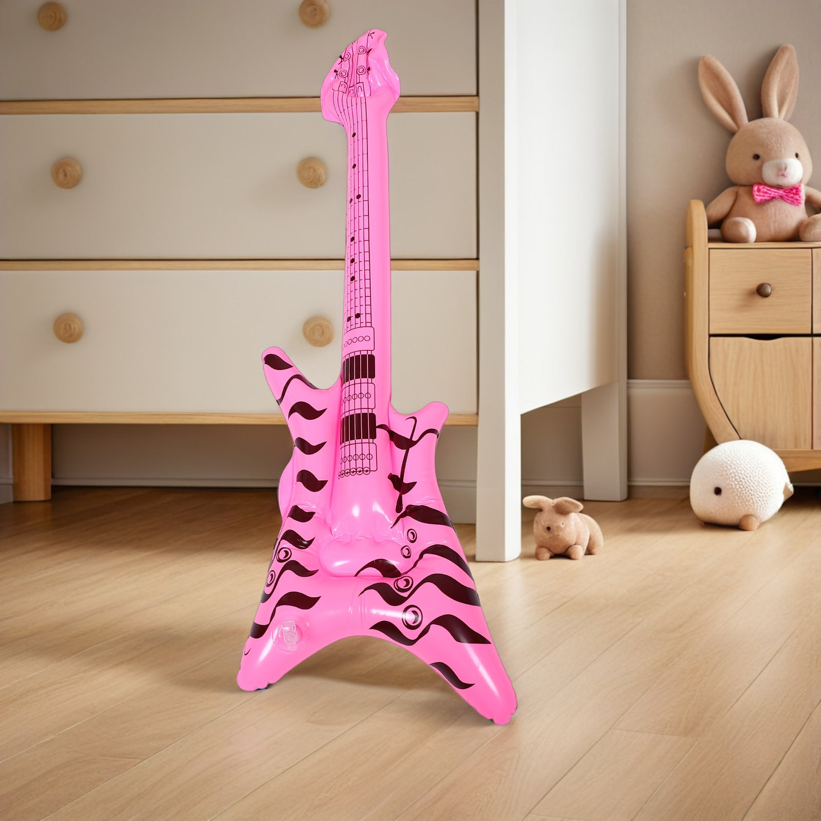 Musical Instrument Blow - جيتار روك آند رول قابل للنفخ،