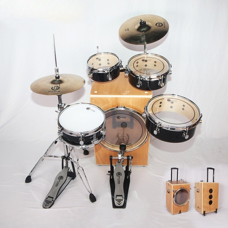 Cajon Box Drum - طبلة كاجون محمولة للسفر بدون تجميع،