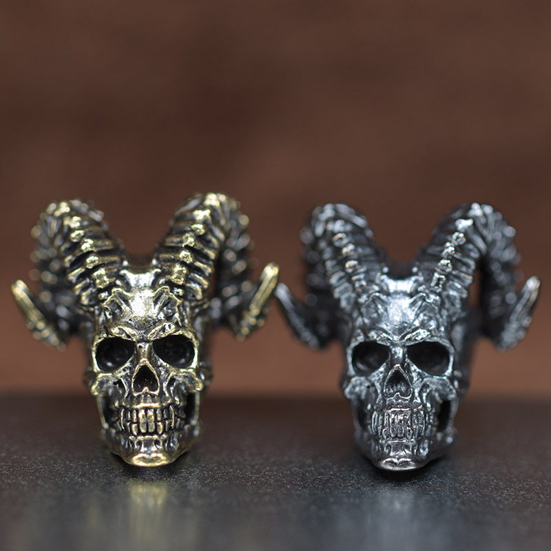 Musical Instrument Jewelry - الماعز القرن الجمجمة رئيس النحاس سكين