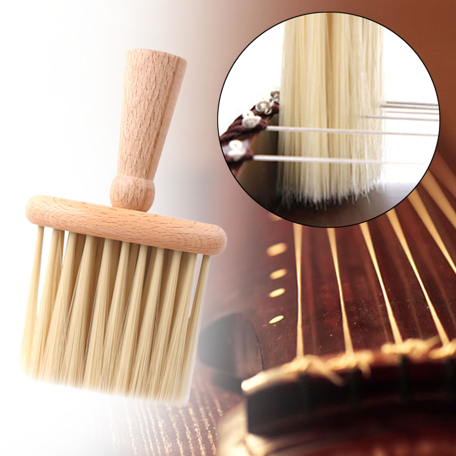 Musical Instrument Guzheng - فرشاة تنظيف Guzheng شعيرات ناعمة فرشاة