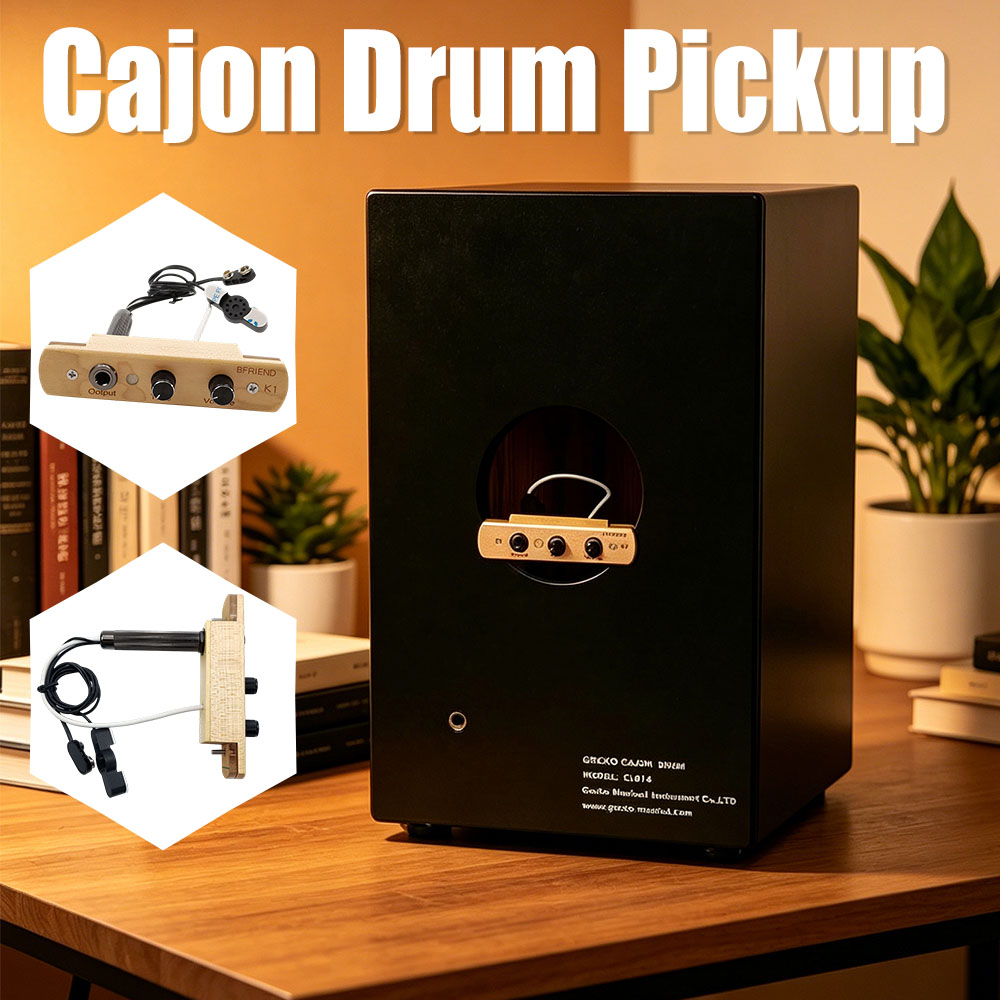 Cajon Box Drum - نظام التقاط صوت إلكتروني (بيك أب)
