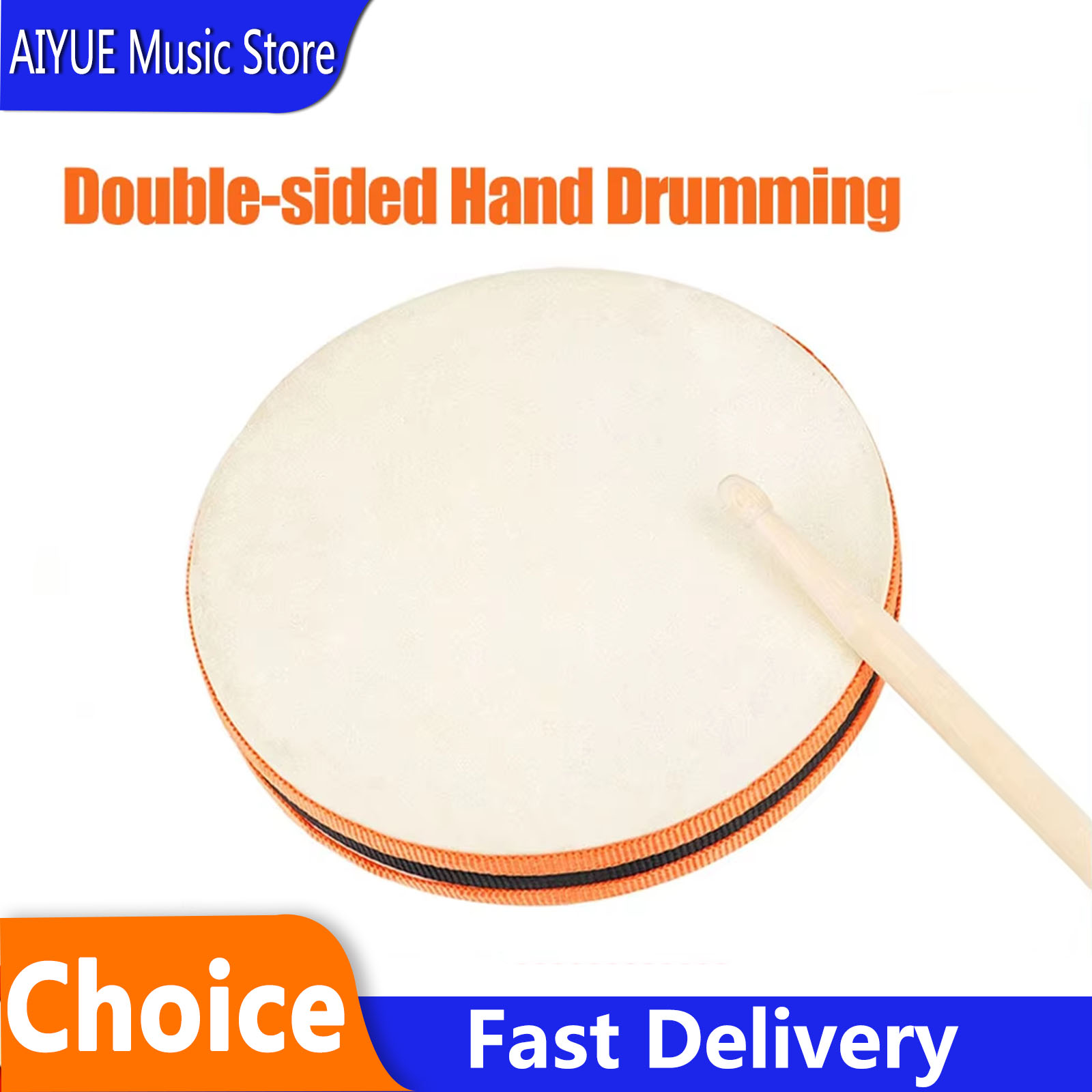 طبل يدوي مزدوج الجوانب لمحبي ا - مراجعة Musical Instrument For Babies وسعره
