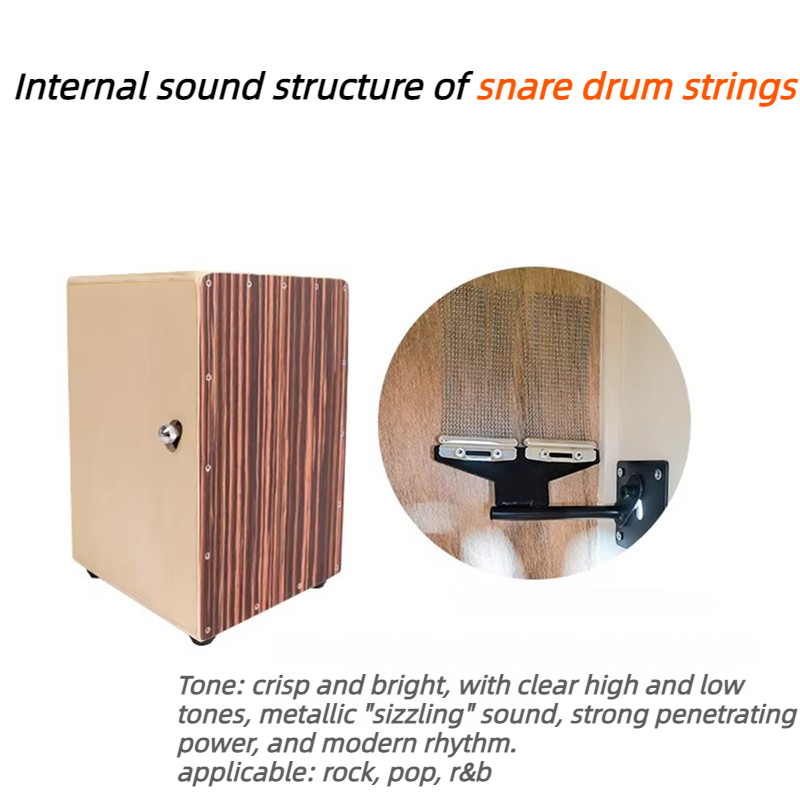 المهنية صندوق كاجون طبل خشبي ا - مراجعة Cajon Box Drum وسعره