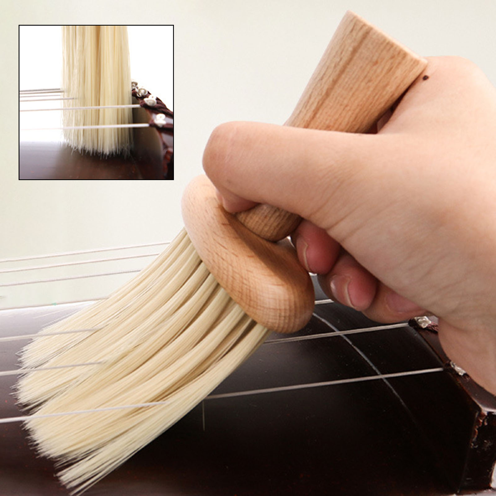فرشاة تنظيف Guzheng شعيرات ناع - مراجعة Musical Instrument Guzheng وسعره