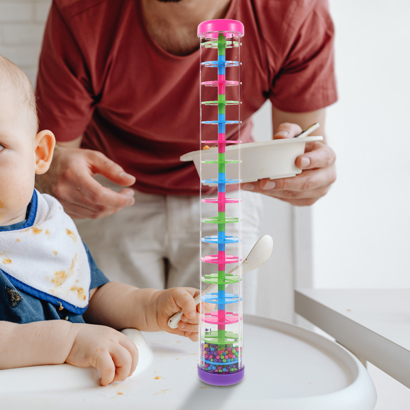 قطعتان من عصا المطر الموسيقية  - مراجعة Musical Instrument For Babies وسعره
