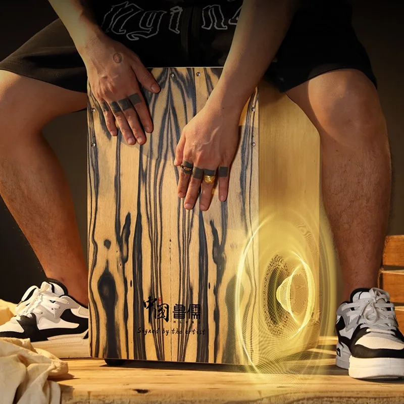 خشب متين صندوق كاجون طبل برامي - مراجعة Cajon Box Drum وسعره