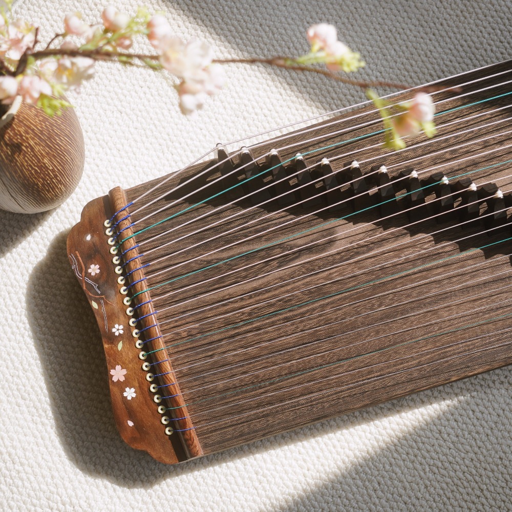 جُزَّنَج احترافي بـ 21 وترًا،  - مراجعة Musical Instrument Guzheng وسعره