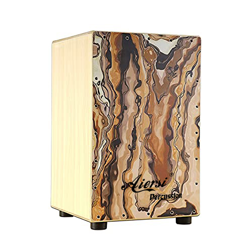 طقم طبول كاجون خشبي ملون يدوي  - مراجعة Cajon Box Drum وسعره